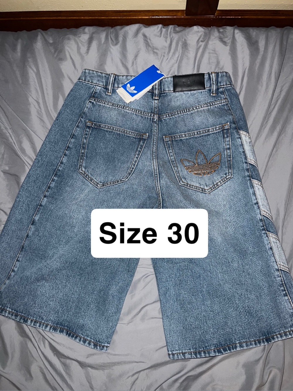Adidas originals denim shorts
